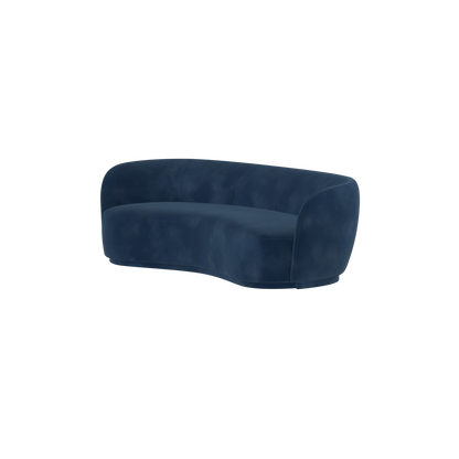Posh Sofa - Curved Back Sofa with Continuous Base