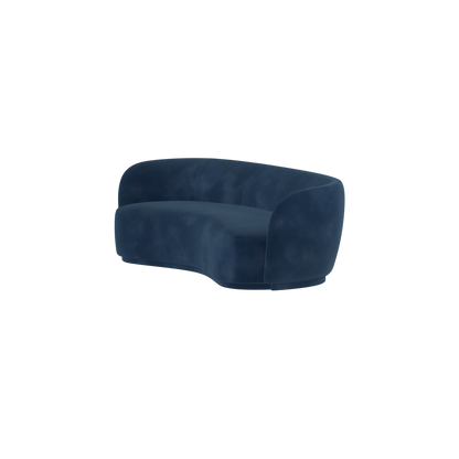 Posh Sofa - Curved Back Sofa with Continuous Base