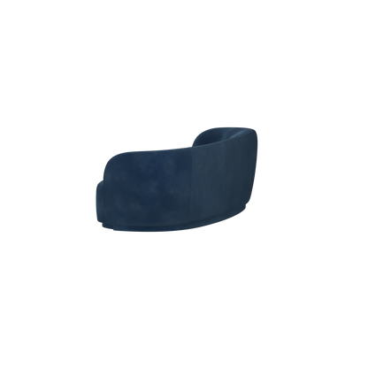 Posh Sofa - Curved Back Sofa with Continuous Base