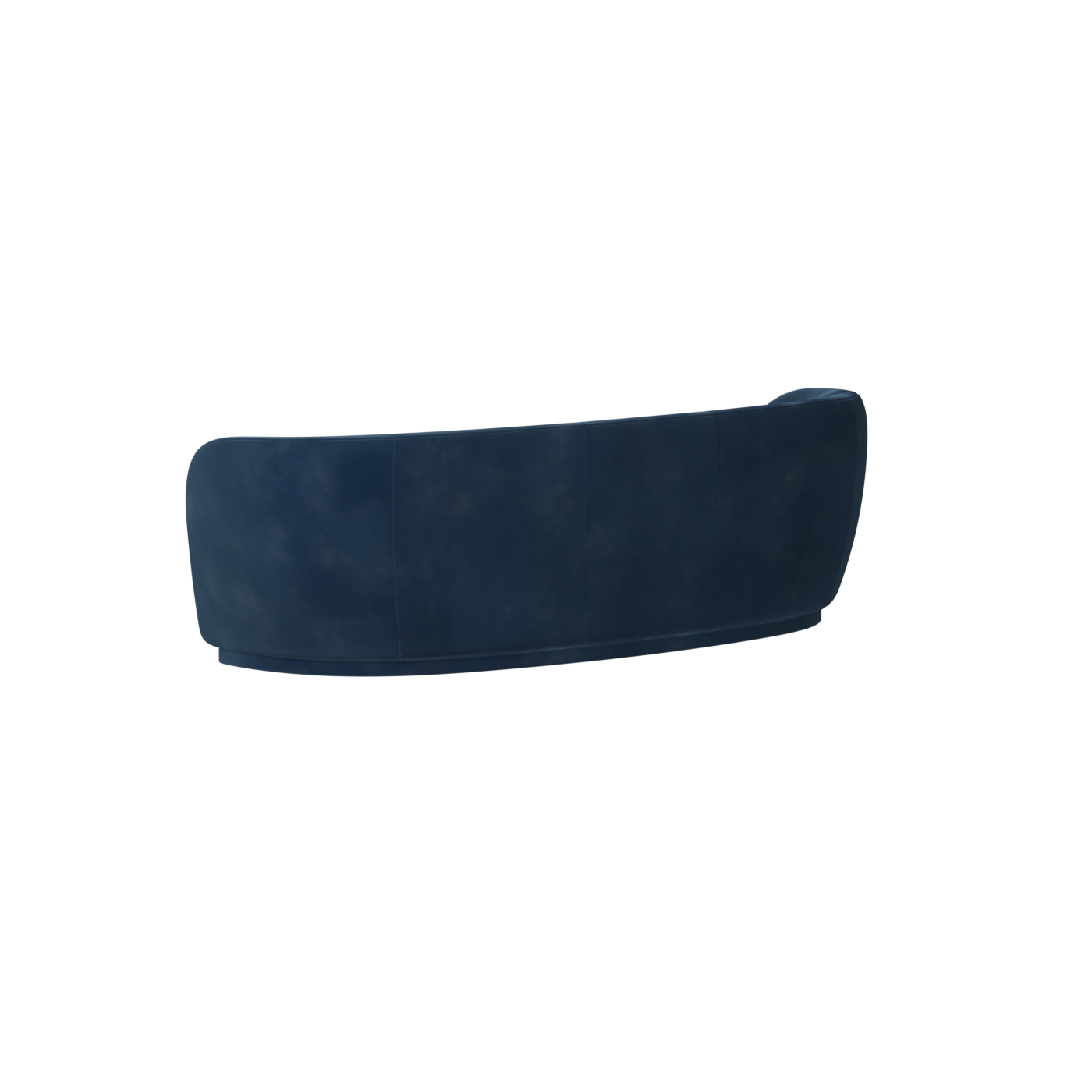 Posh Sofa - Curved Back Sofa with Continuous Base