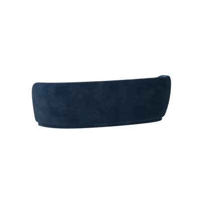 Posh Sofa - Curved Back Sofa with Continuous Base