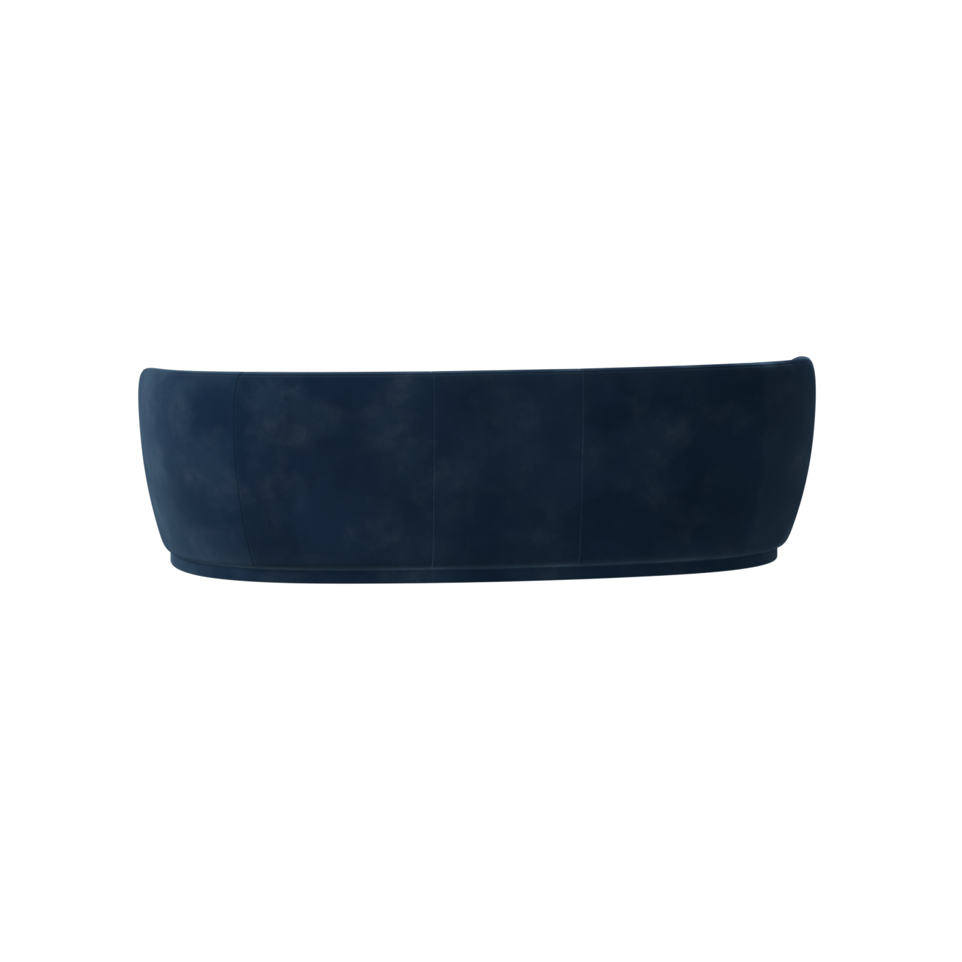 Posh Sofa - Curved Back Sofa with Continuous Base