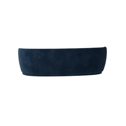 Posh Sofa - Curved Back Sofa with Continuous Base