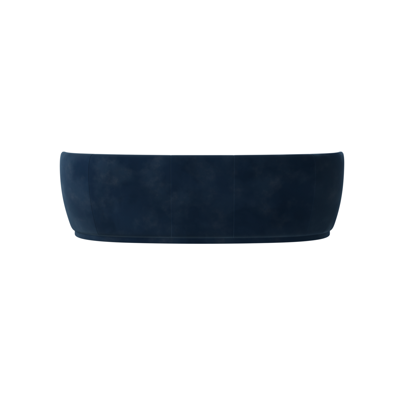 Posh Sofa - Curved Back Sofa with Continuous Base