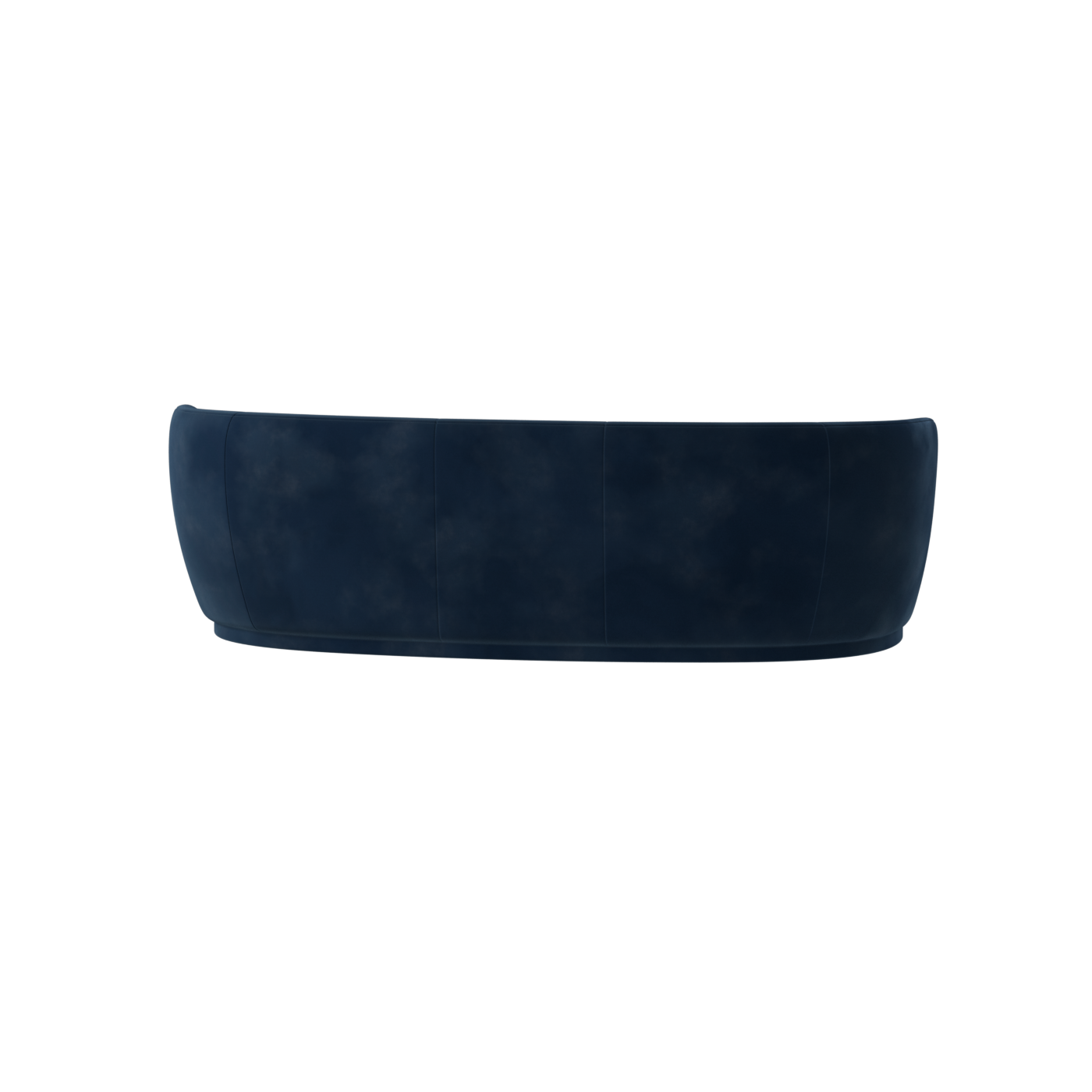 Posh Sofa - Curved Back Sofa with Continuous Base