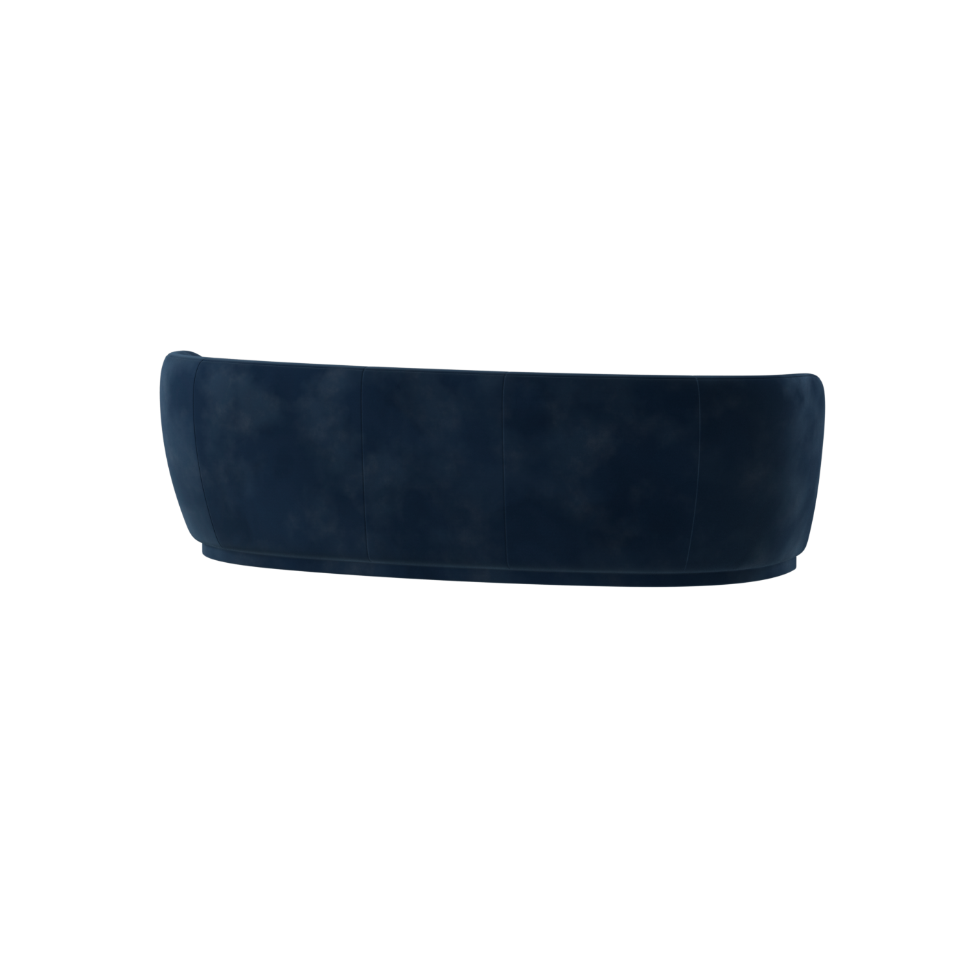 Posh Sofa - Curved Back Sofa with Continuous Base