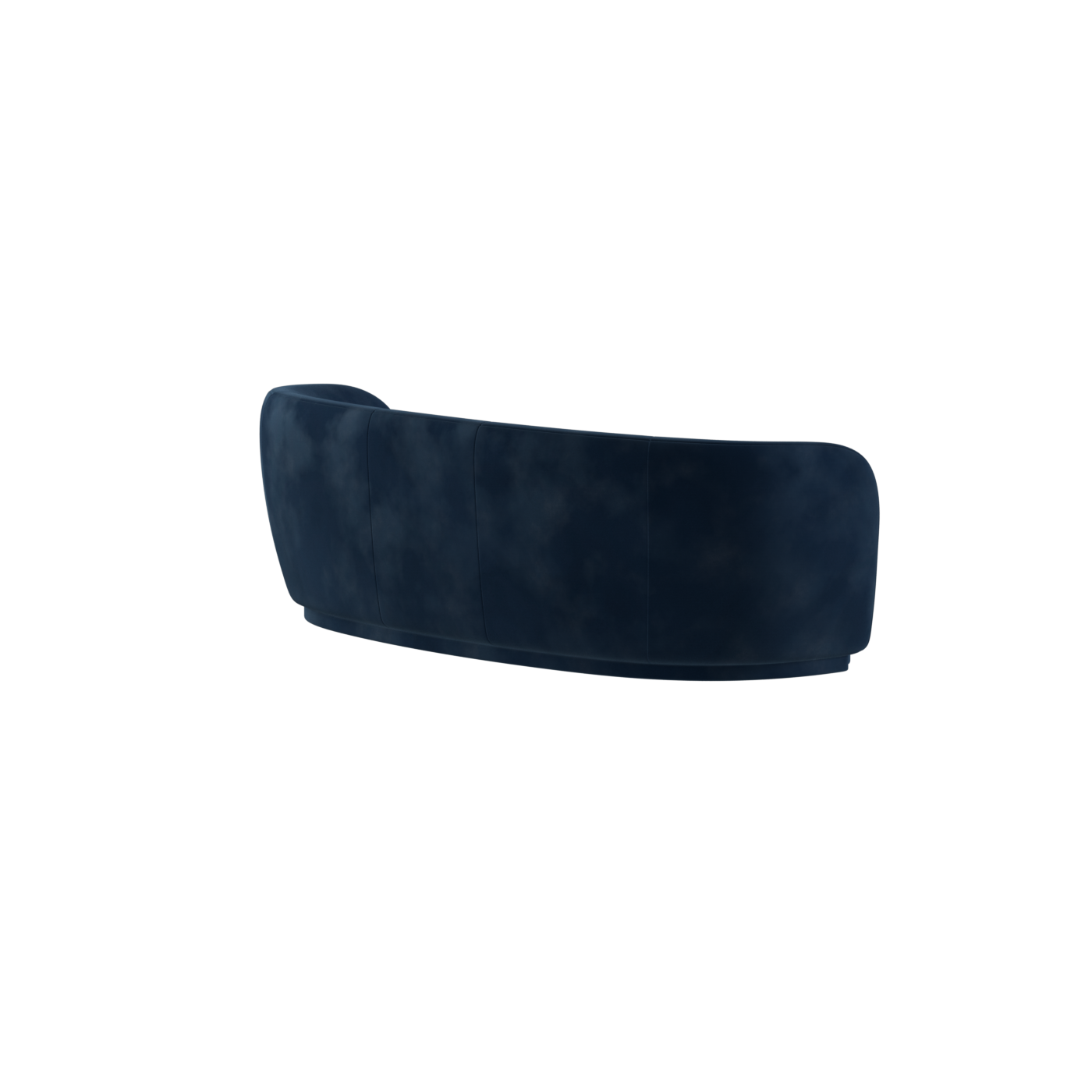 Posh Sofa - Curved Back Sofa with Continuous Base