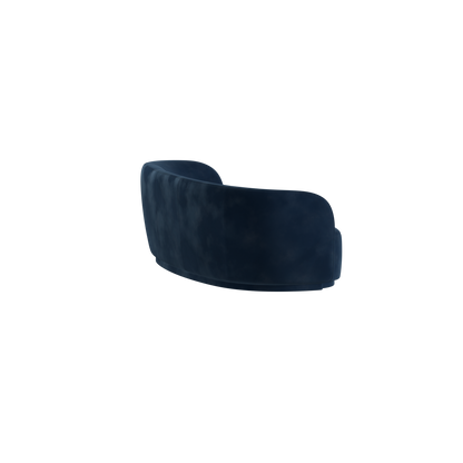 Posh Sofa - Curved Back Sofa with Continuous Base