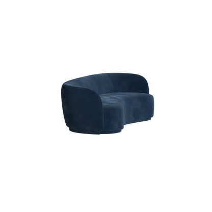 Posh Sofa - Curved Back Sofa with Continuous Base