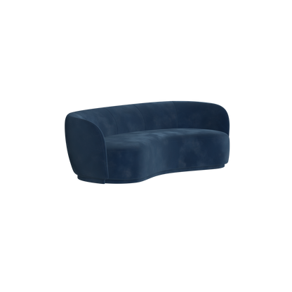 Posh Sofa - Curved Back Sofa with Continuous Base