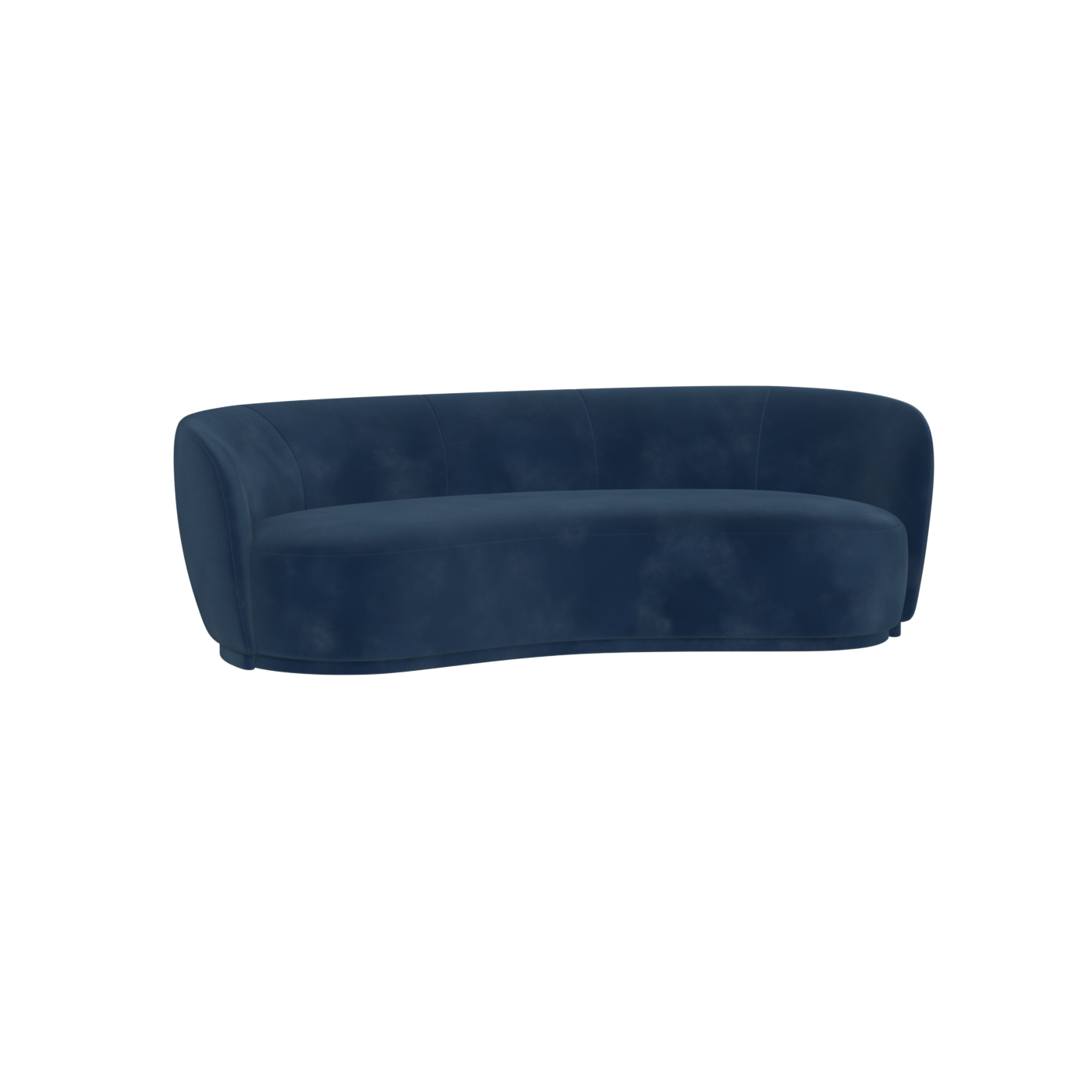 Posh Sofa - Curved Back Sofa with Continuous Base