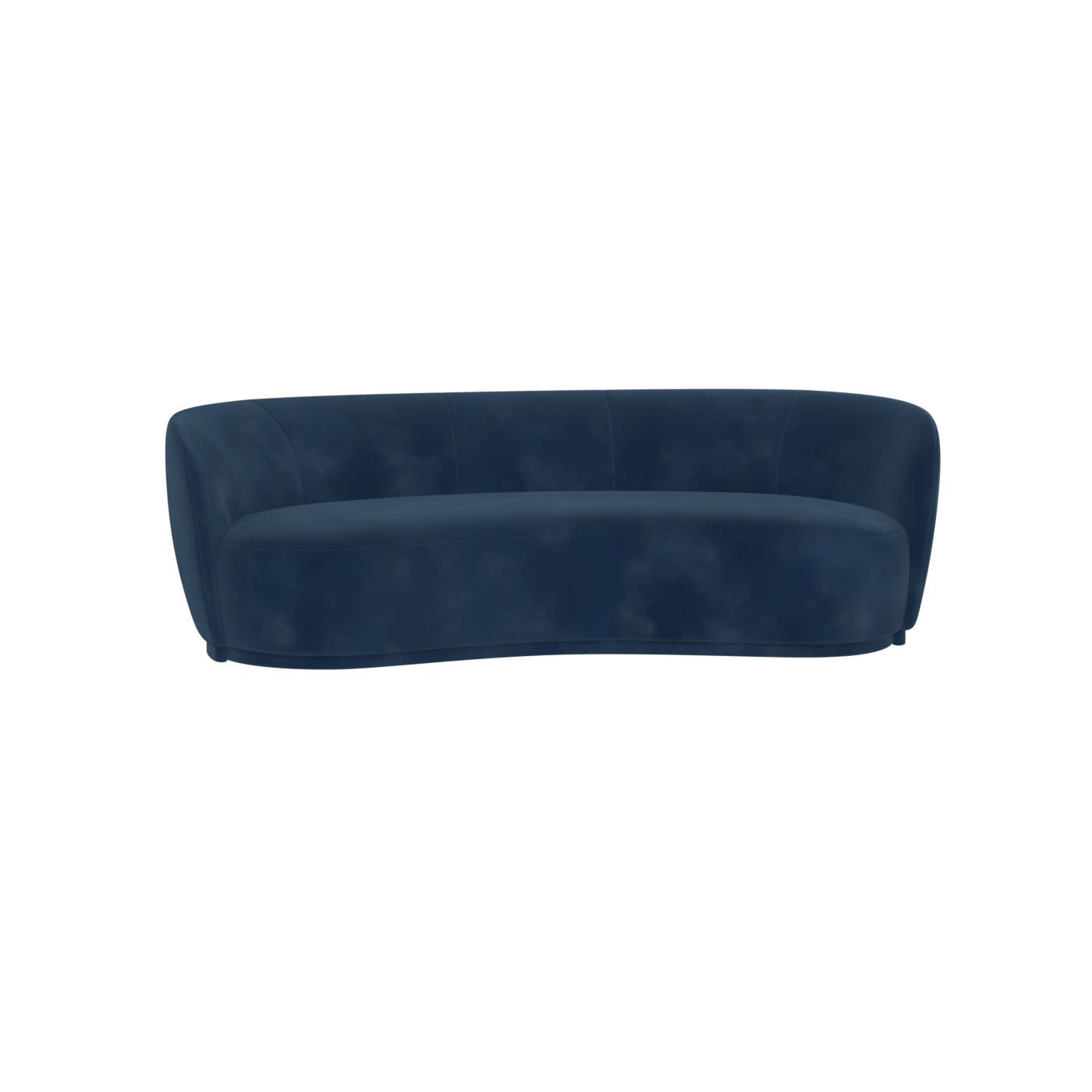 Posh Sofa - Curved Back Sofa with Continuous Base