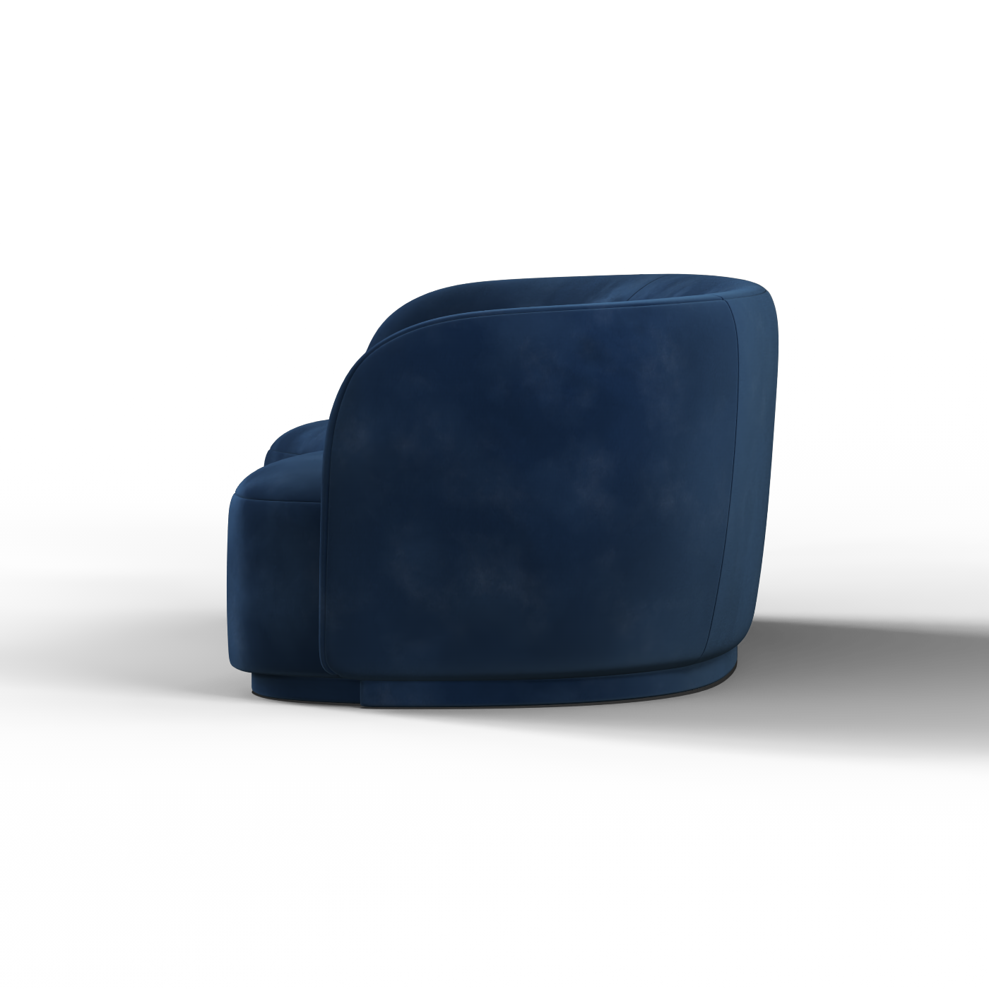 Posh Sofa - Curved Back Sofa with Continuous Base
