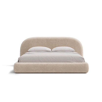 Aria Bed with Sculptural Curved Headboard