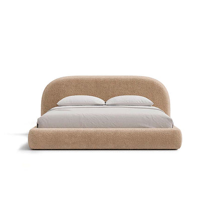 Aria Bed with Sculptural Curved Headboard