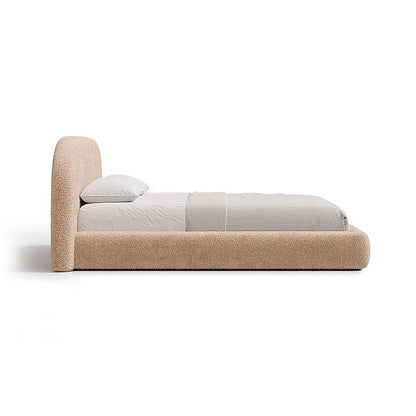 Aria Bed with Sculptural Curved Headboard