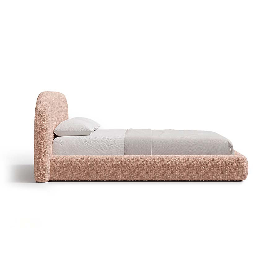 Aria Bed with Sculptural Curved Headboard