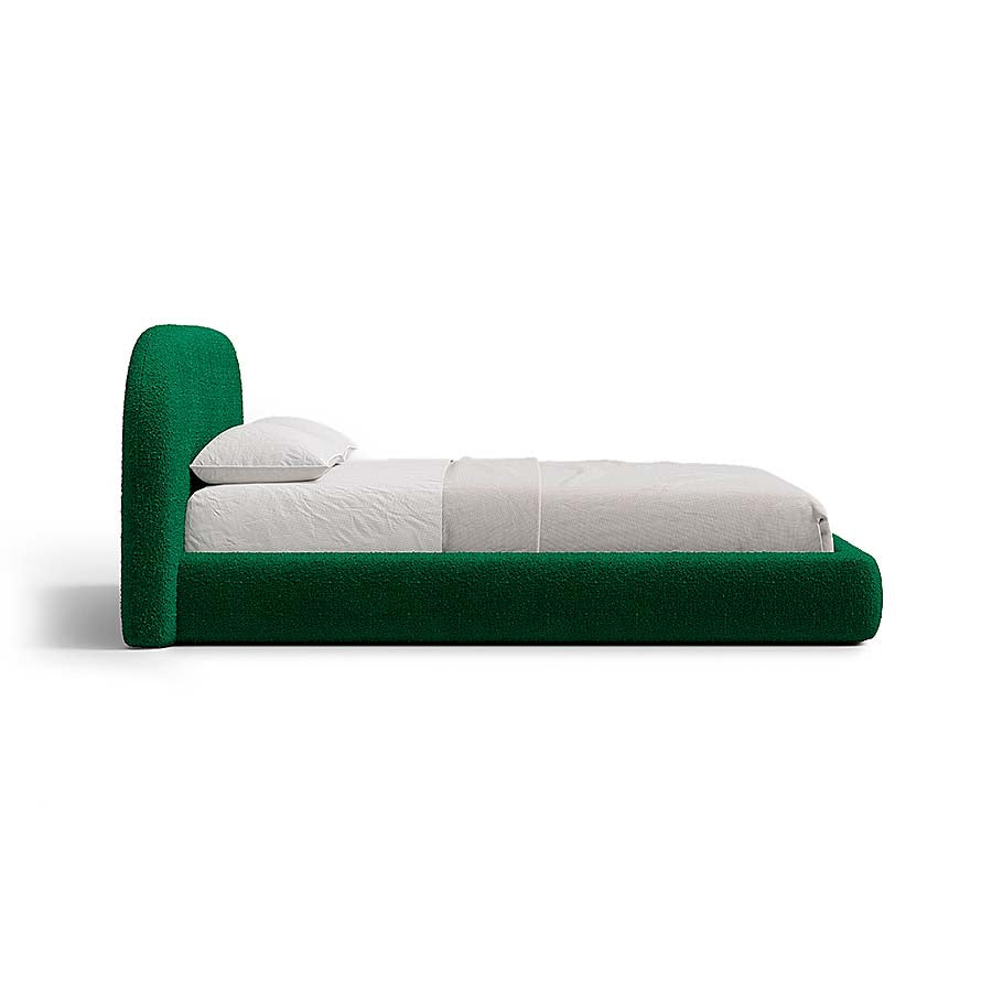 Aria Bed with Sculptural Curved Headboard
