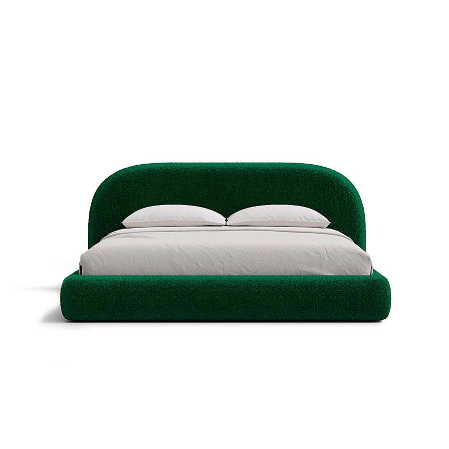 Aria Bed with Sculptural Curved Headboard