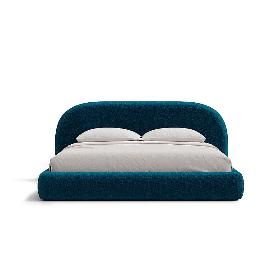 Aria Bed with Sculptural Curved Headboard