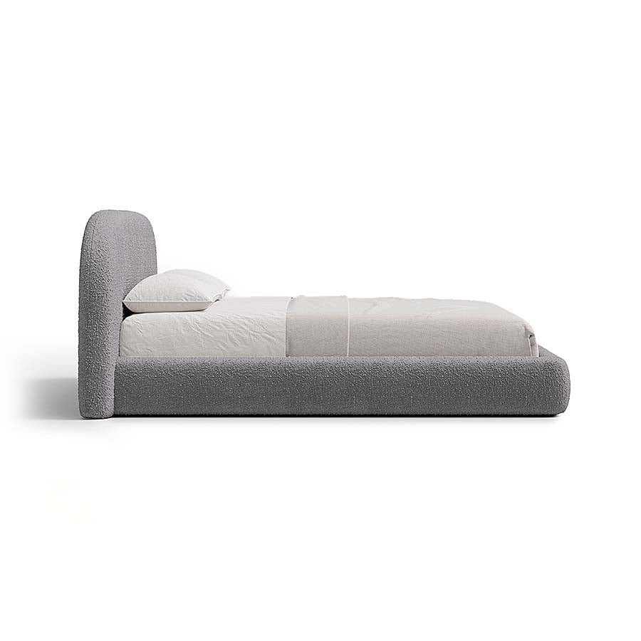 Aria Bed with Sculptural Curved Headboard