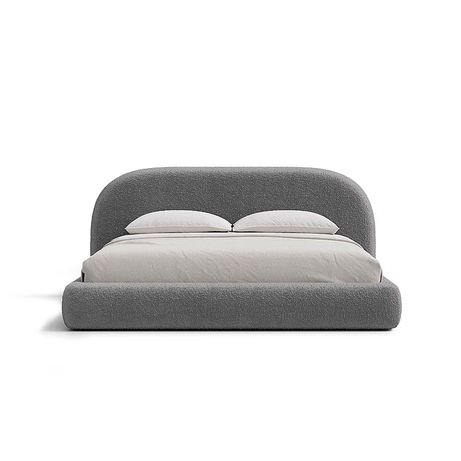 Aria Bed with Sculptural Curved Headboard
