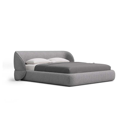 Carla Bed with Modern Curved Headboard