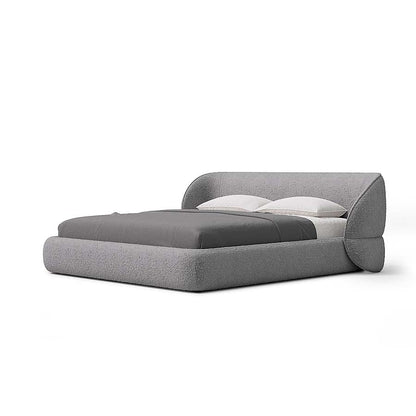 Carla Bed with Modern Curved Headboard