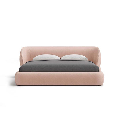 Carla Bed with Modern Curved Headboard