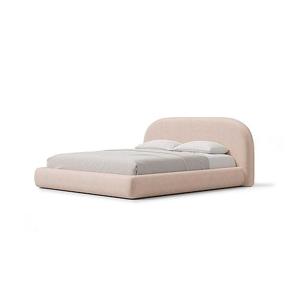 Aria Bed with Sculptural Curved Headboard