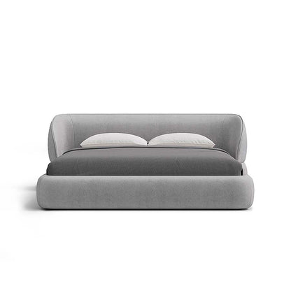Carla Bed with Modern Curved Headboard