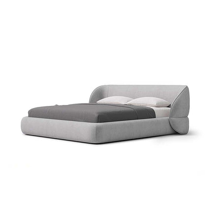 Carla Bed with Modern Curved Headboard