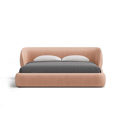 Carla Bed with Modern Curved Headboard