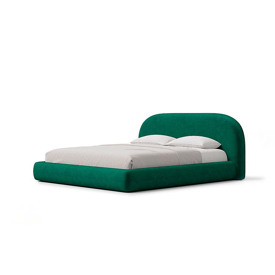 Aria Bed with Sculptural Curved Headboard