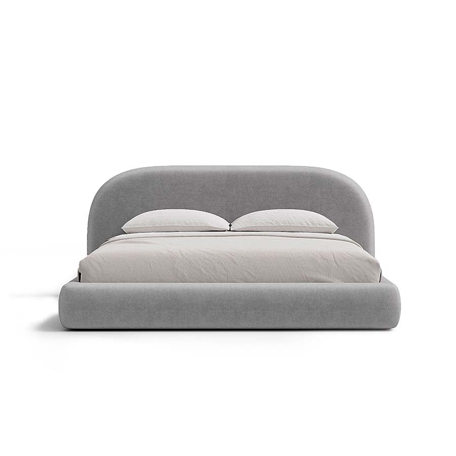 Aria Bed with Sculptural Curved Headboard