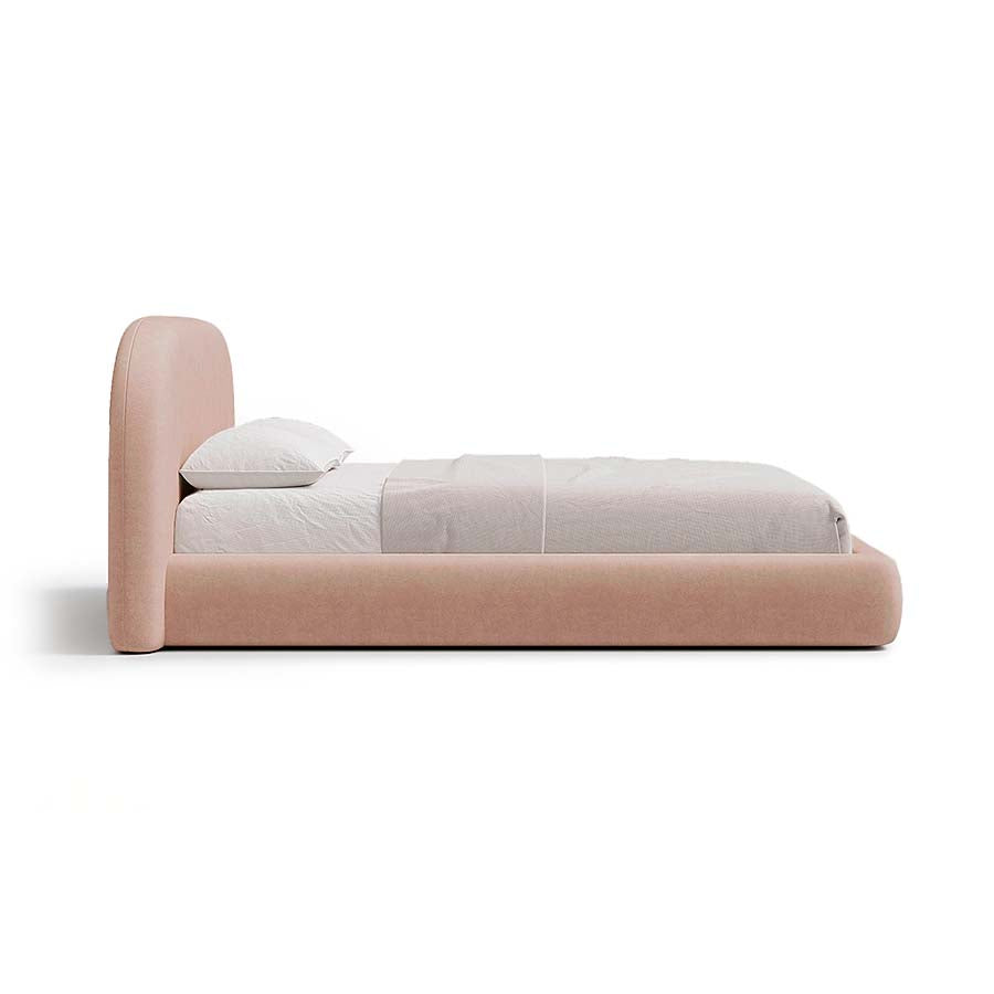 Aria Bed with Sculptural Curved Headboard