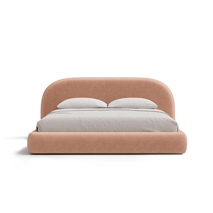 Aria Bed with Sculptural Curved Headboard
