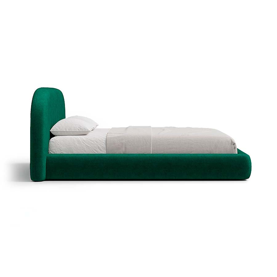Aria Bed with Sculptural Curved Headboard