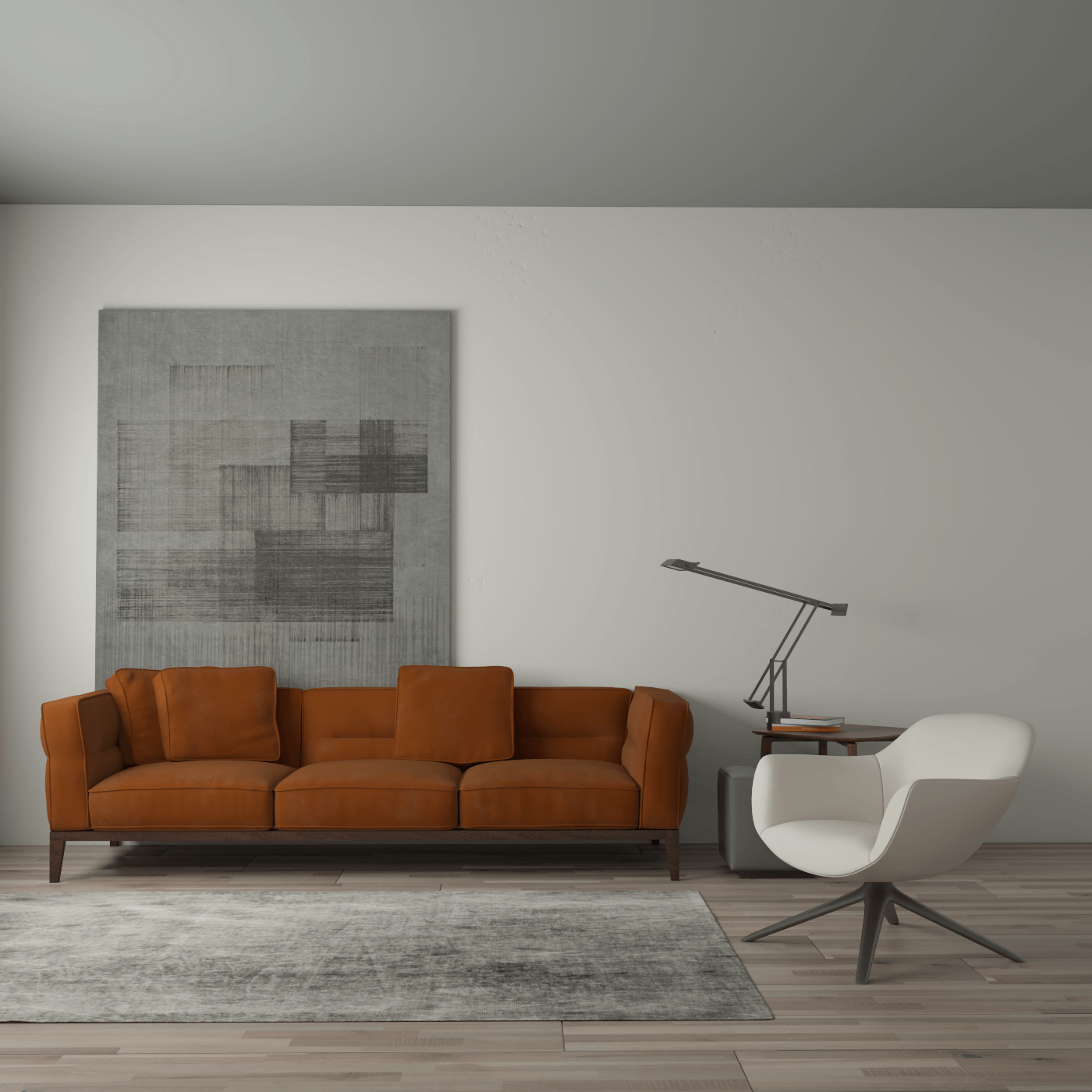 Canapé Regent en tissu d'ameublement sur mesure