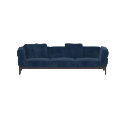 Canapé Regent en tissu d'ameublement sur mesure