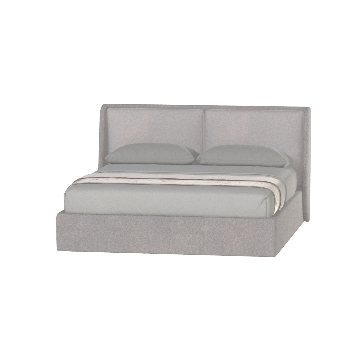 Ruby Upholstered Double Bed in Premium Fabric