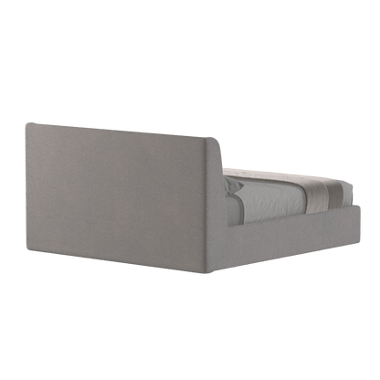 Lit double rembourré Ruby en tissu haut de gamme 