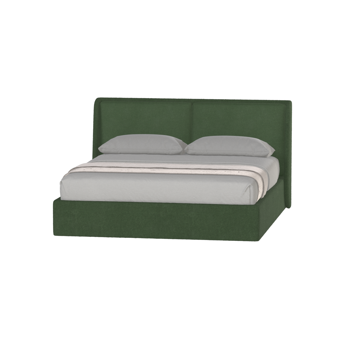 Ruby Upholstered Double Bed in Premium Fabric