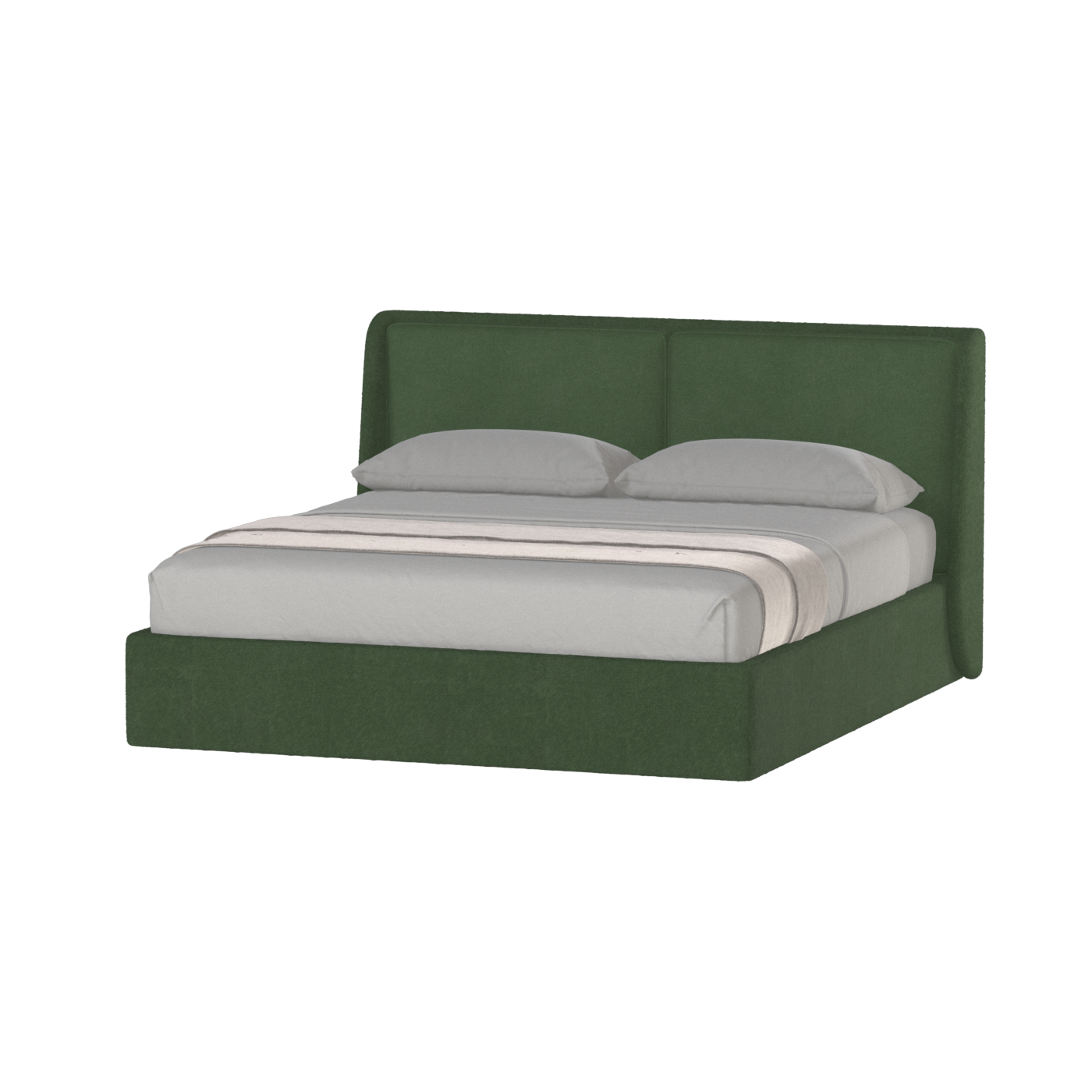 Ruby Upholstered Double Bed in Premium Fabric