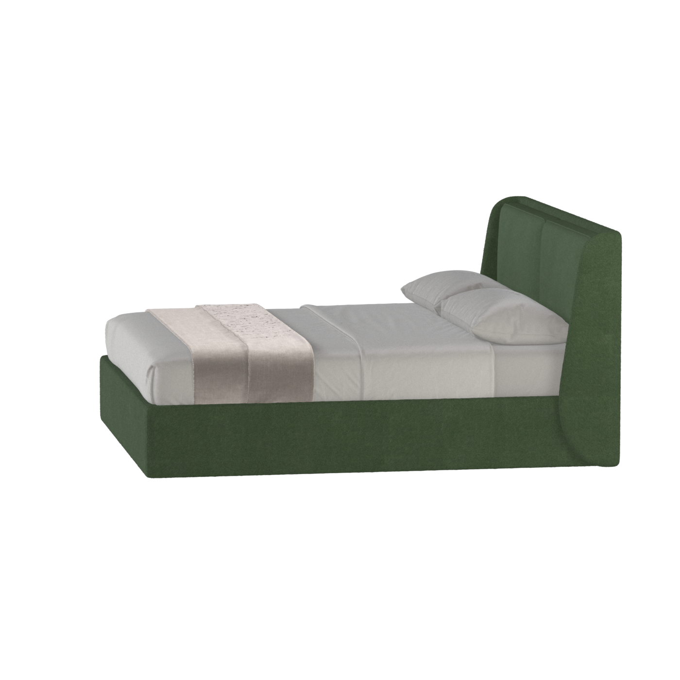 Ruby Upholstered Double Bed in Premium Fabric