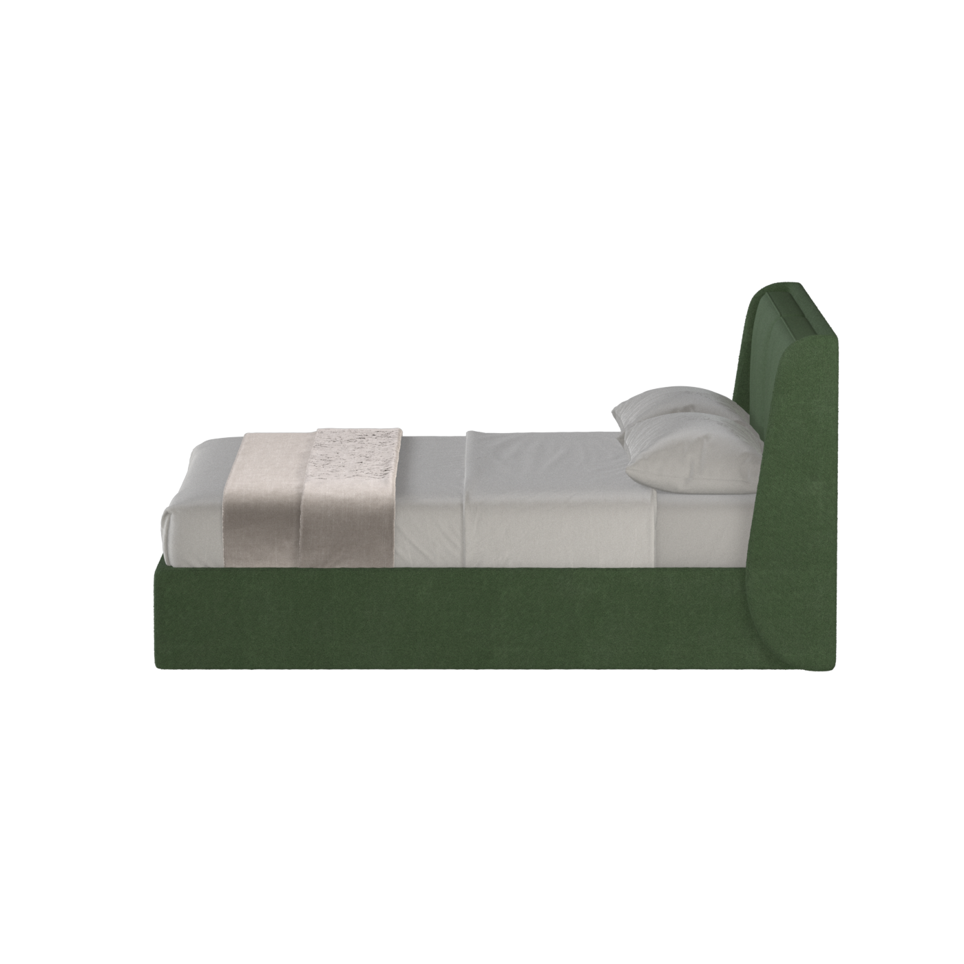 Ruby Upholstered Double Bed in Premium Fabric