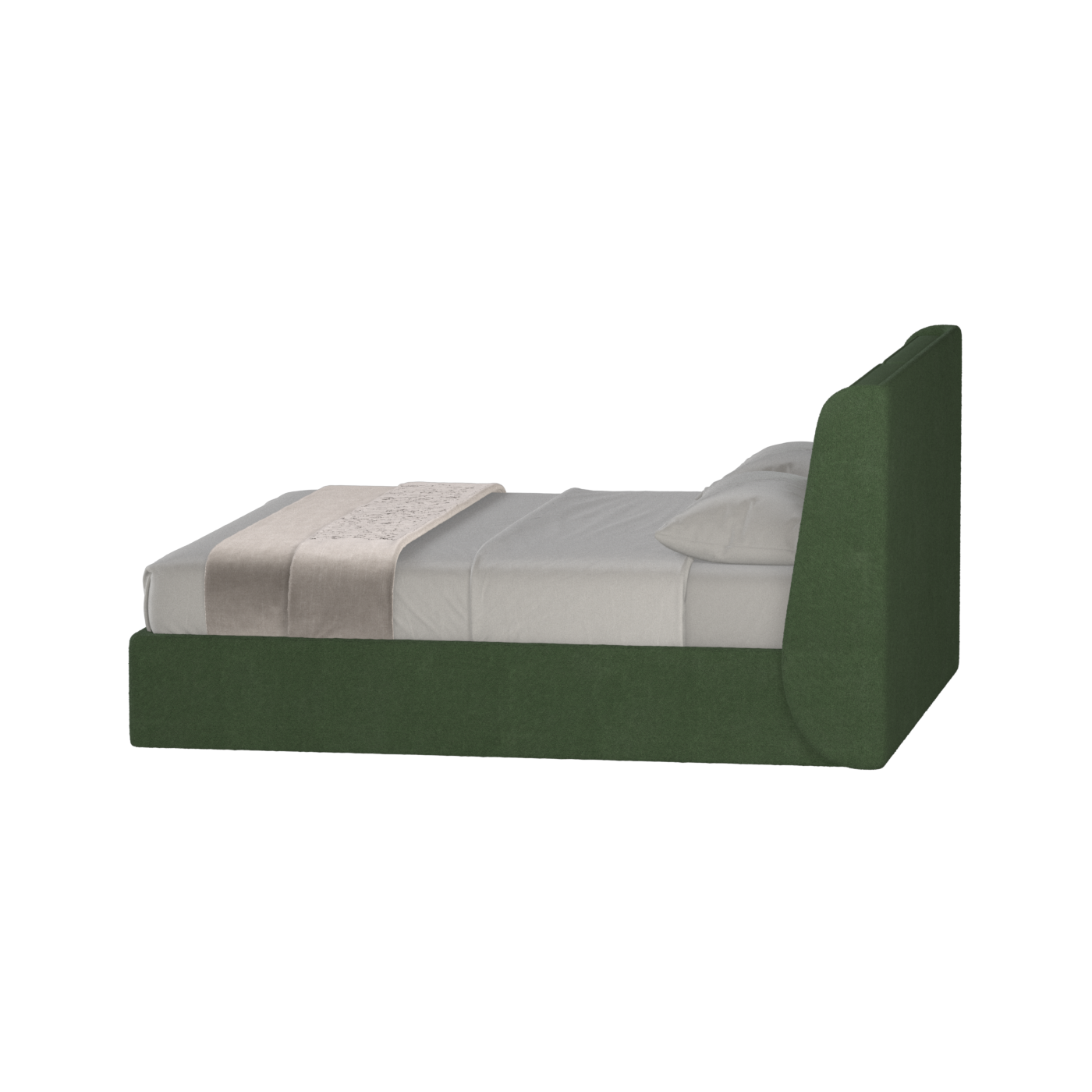 Ruby Upholstered Double Bed in Premium Fabric