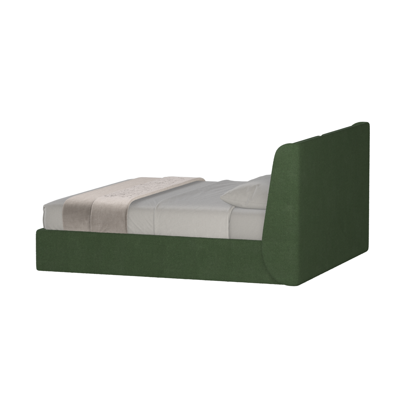 Ruby Upholstered Double Bed in Premium Fabric