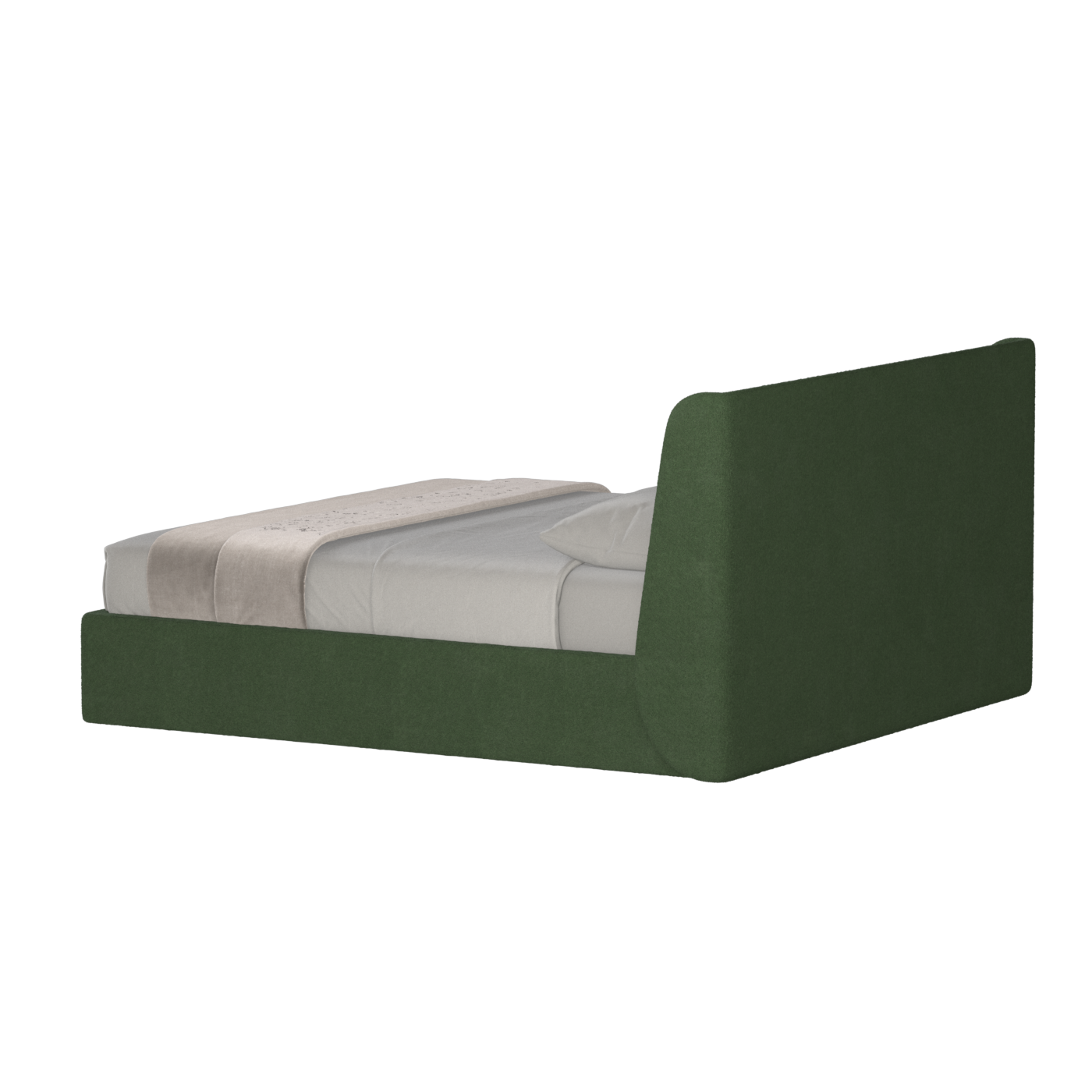 Ruby Upholstered Double Bed in Premium Fabric