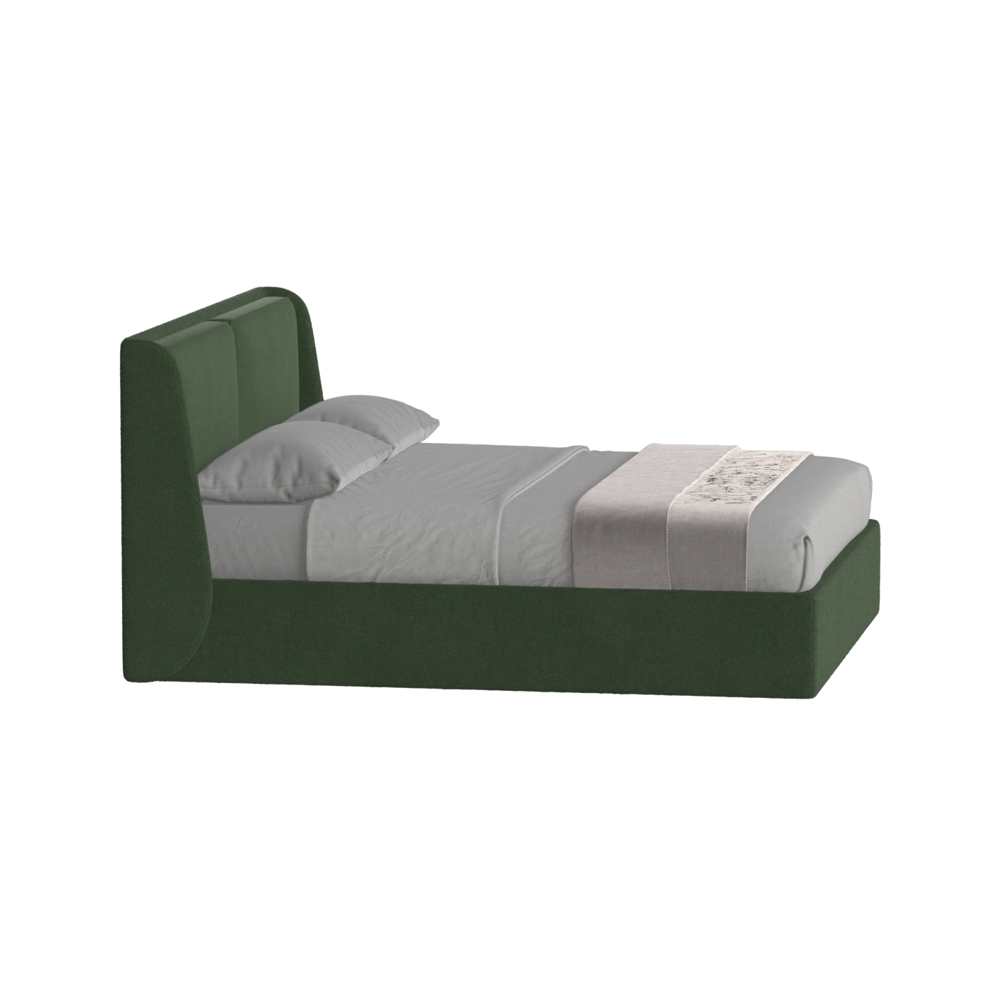 Ruby Upholstered Double Bed in Premium Fabric